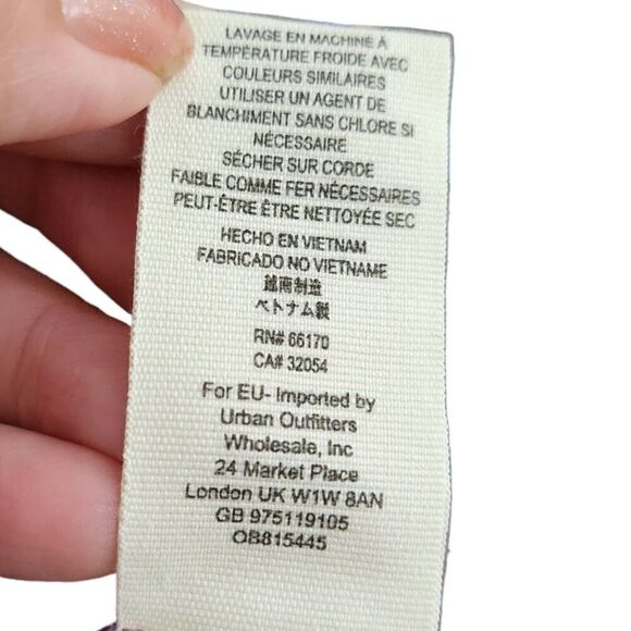 Free People Blouse Small Purple Floral Bella Tunic Top Bell‎ Sleeve Flowy Boho - Picture 7 of 11